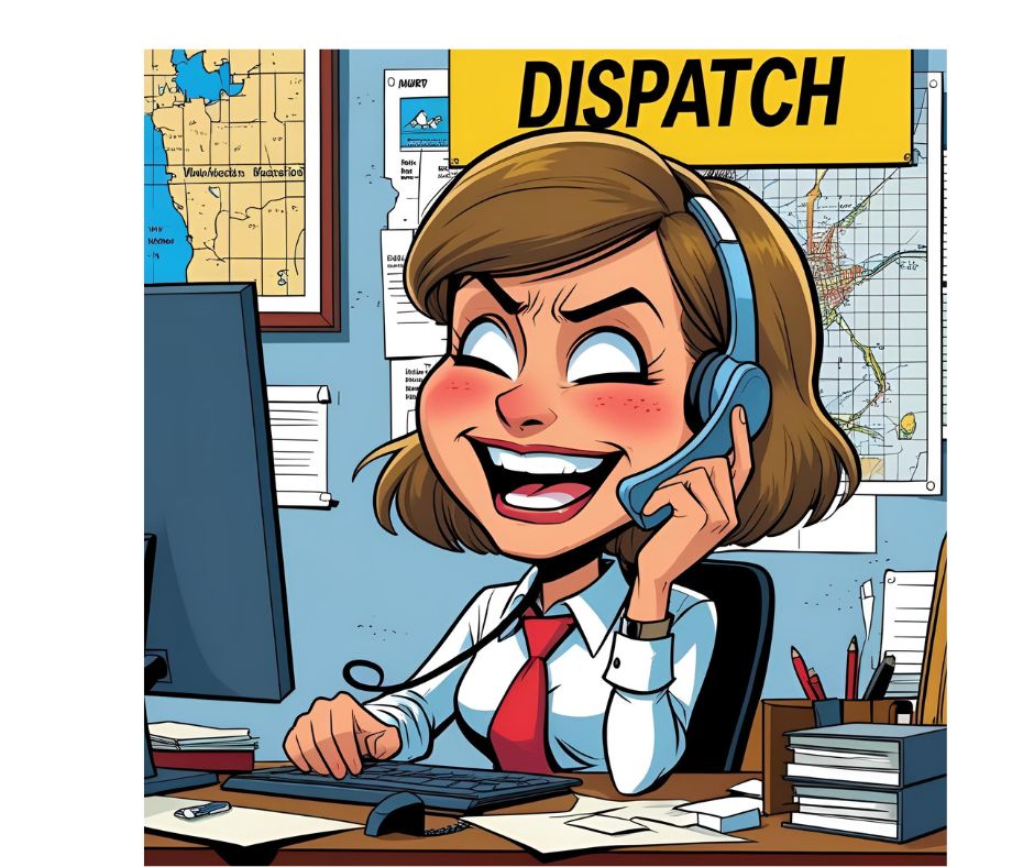 Make your dispatcher happy so when a juicy load is available, they think of you first